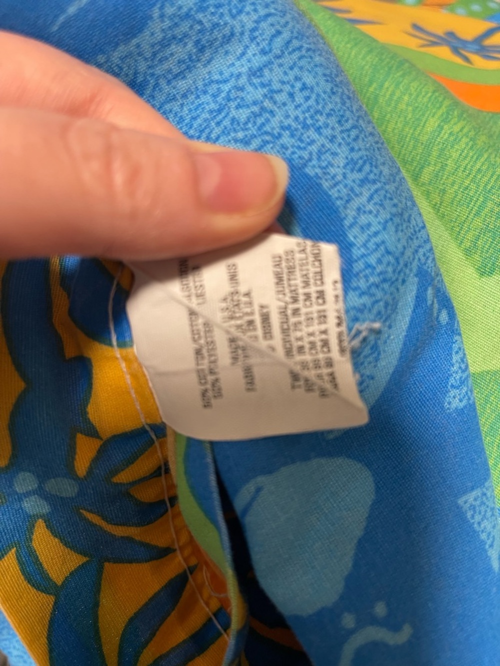 The vintage Lion King Kids Bedding Set - Bright Blue & Orange - Picture 4 of 4